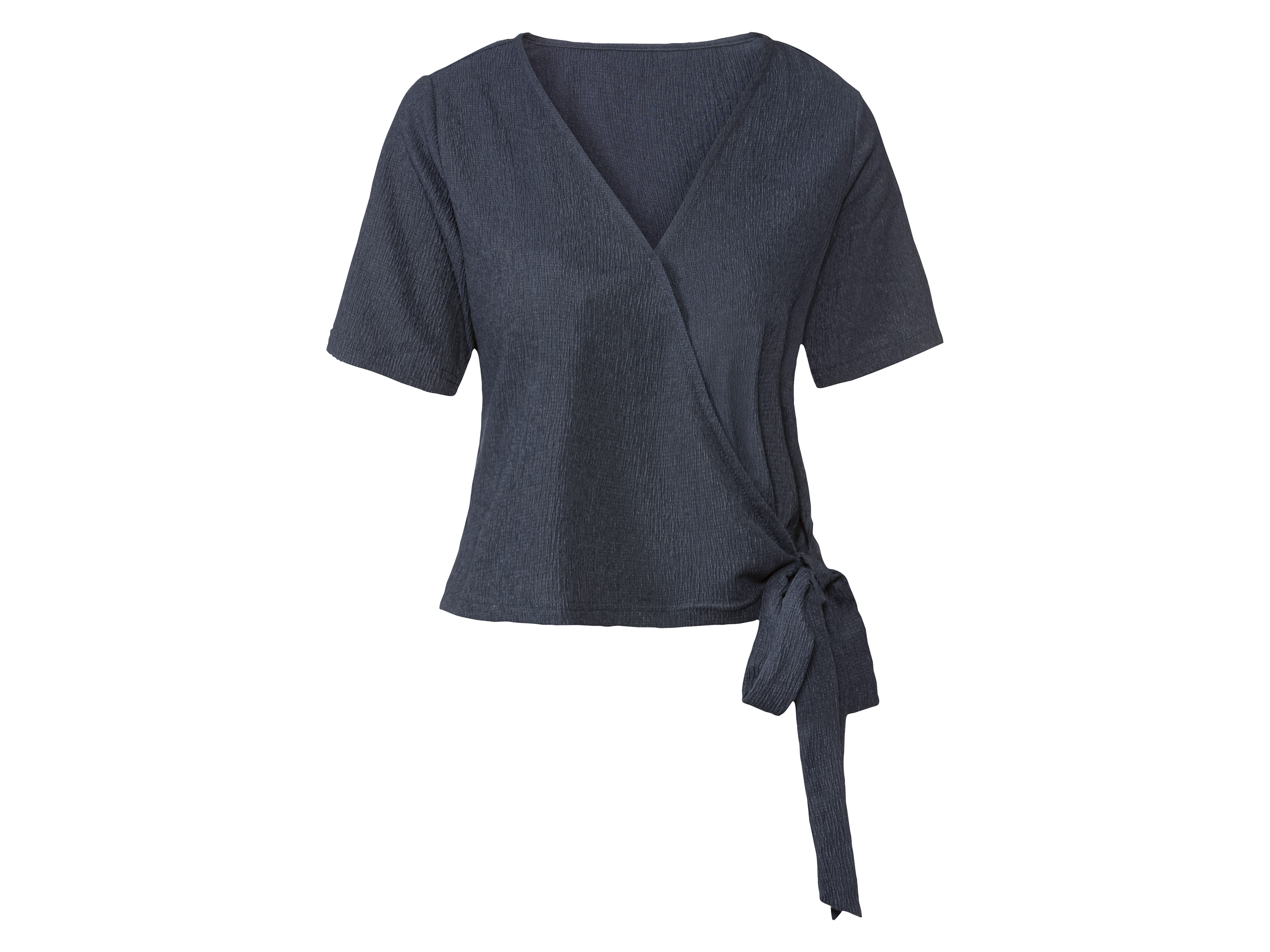 esmara® Bluzka damska z zakładką (XS (32/34), Granatowy)