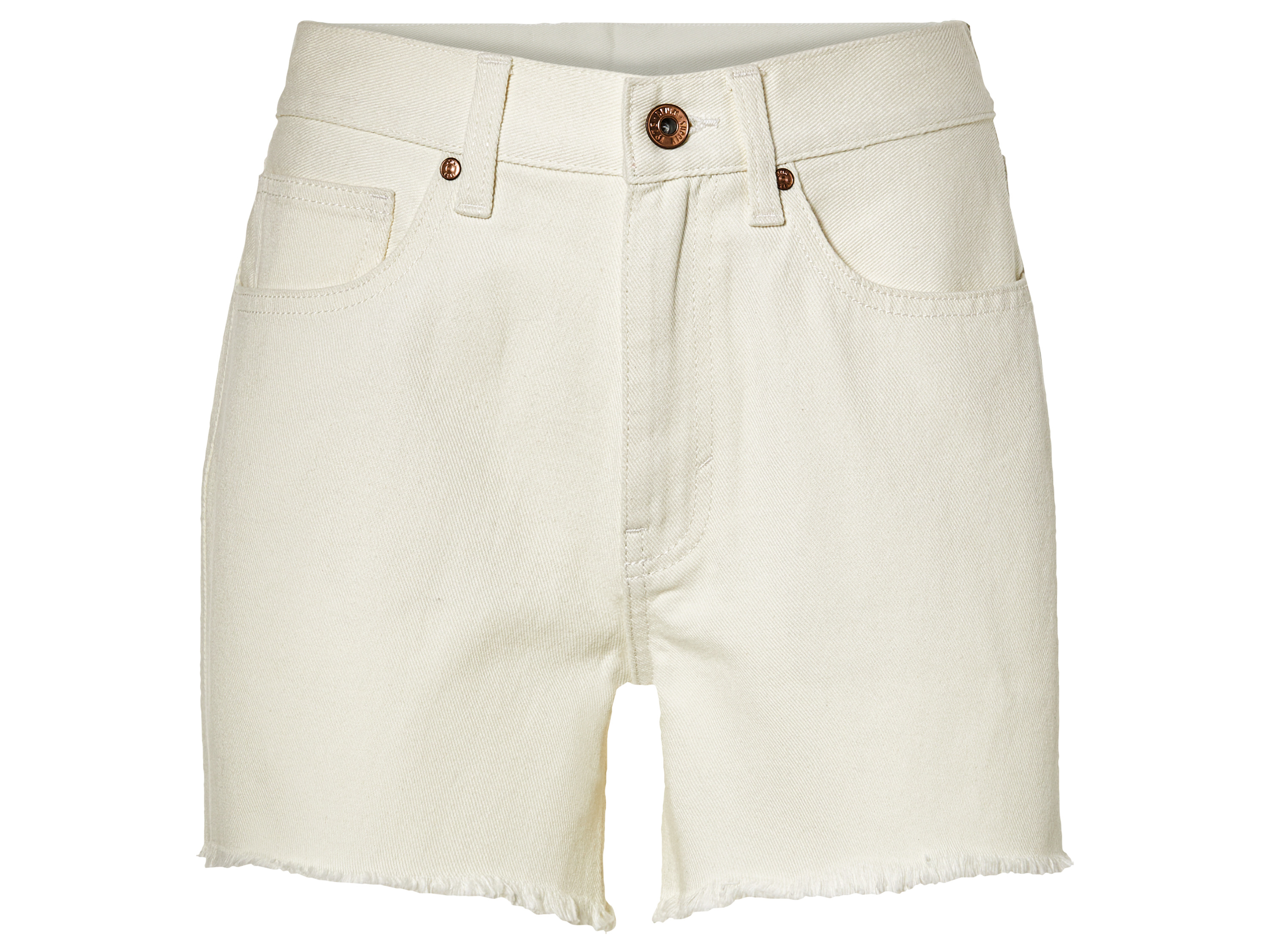 esmara® Szorty jeansowe damskie (Biały, 42) miniaturka