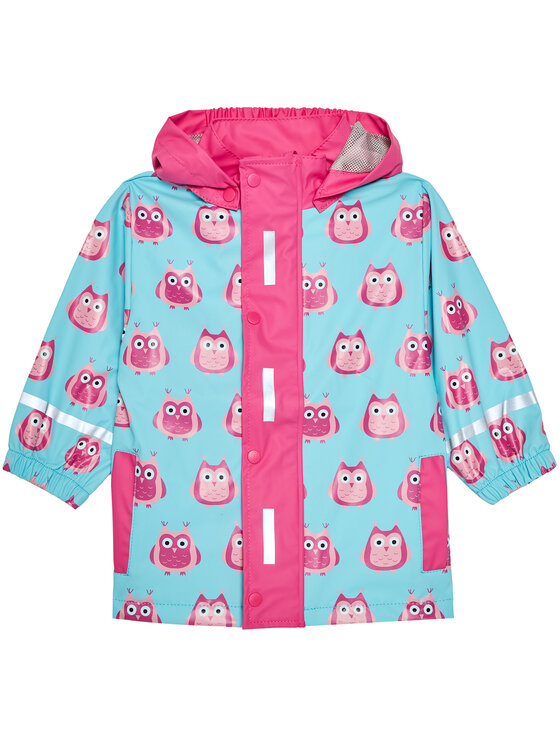 Playshoes Kurtka przeciwdeszczowa 408599 M Błękitny Regular Fit