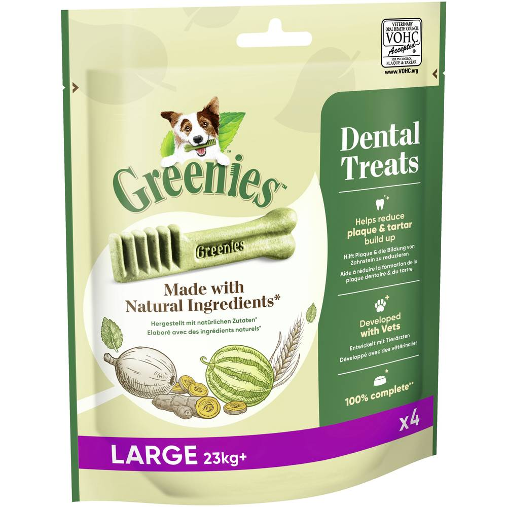 Greenies Large przysmak pielęgnujący zęby dla psów - 3 x 170 g