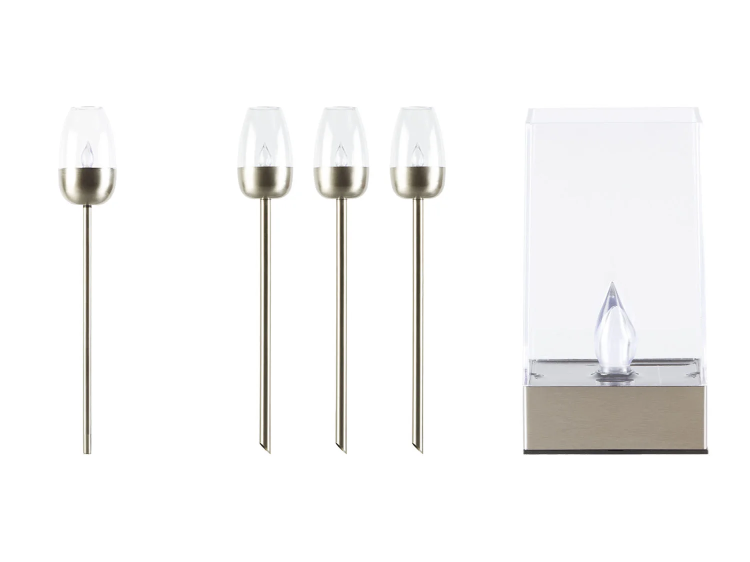 LIVARNO home Lampa lub Zestaw lampek solarnych LED, z efektem migotania
