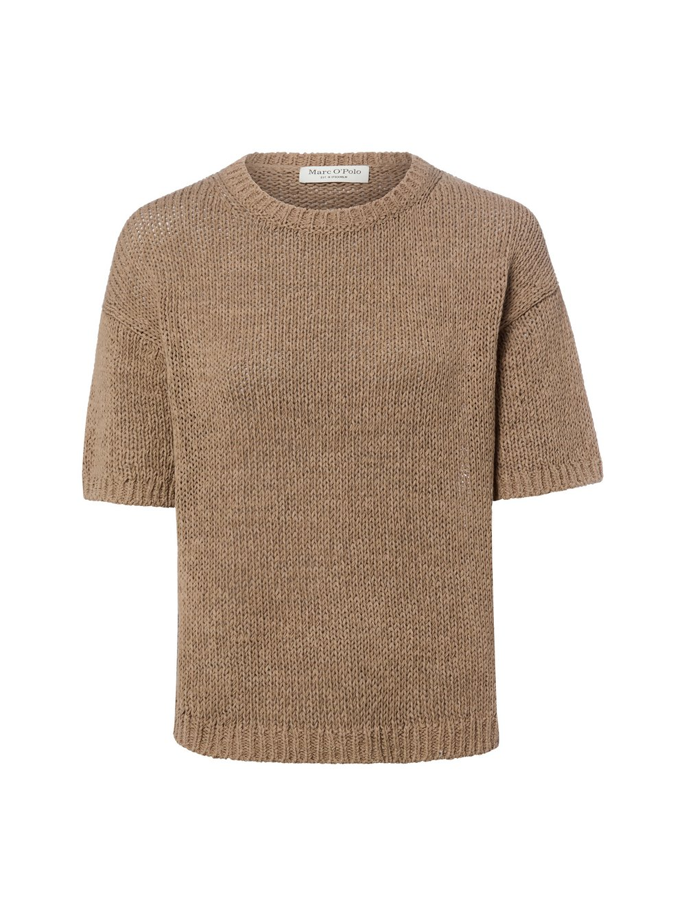 Marc O'Polo Sweter damski z dzianiny Kobiety brązowy, XS