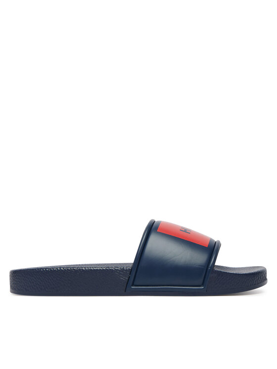 HUGO Klapki G01179 S Granatowy