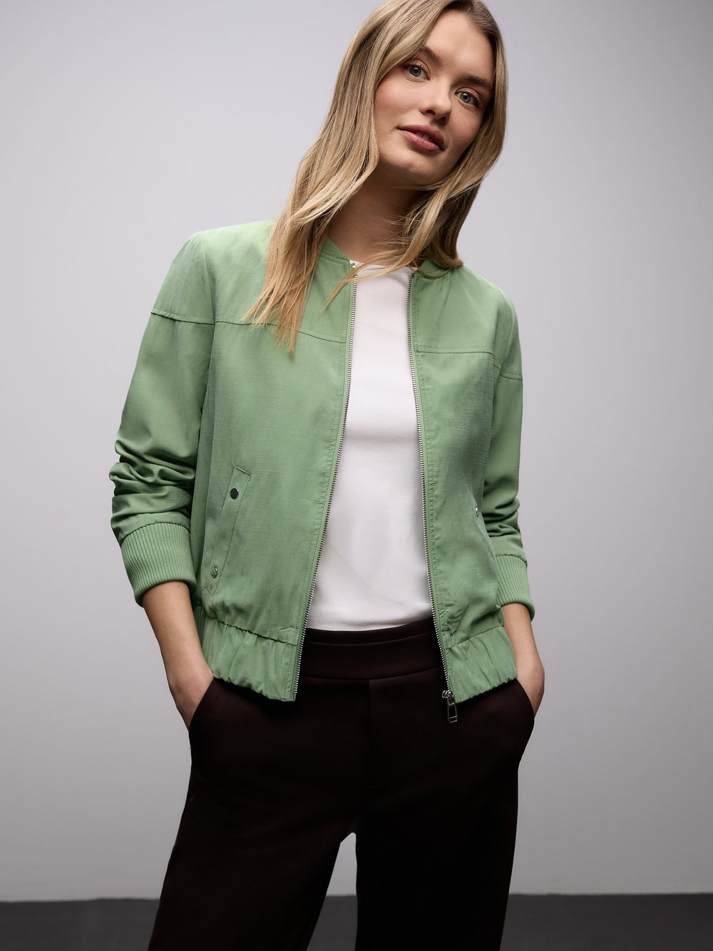 Street One Bluza damska Kobiety zielony, 44