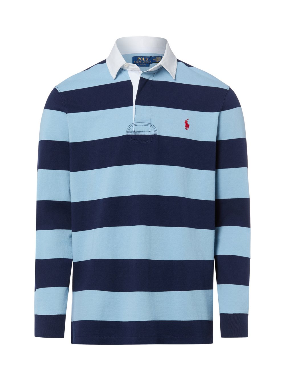 Polo Ralph Lauren Męska koszulka polo - klasyczny krój Mężczyźni Bawełna niebieski, S