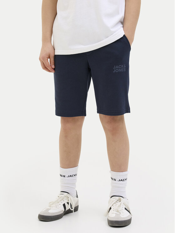 Jack & Jones Junior Szorty sportowe New Soft 12204818 Granatowy Slim Fit