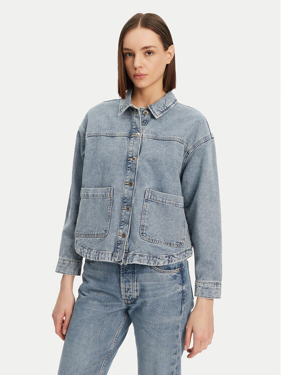Vero Moda Koszula jeansowa Jamie 10331693 Niebieski Relaxed Fit
