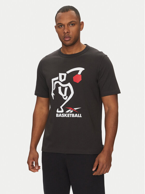 Reebok T-Shirt 100218839 Czarny Regular Fit