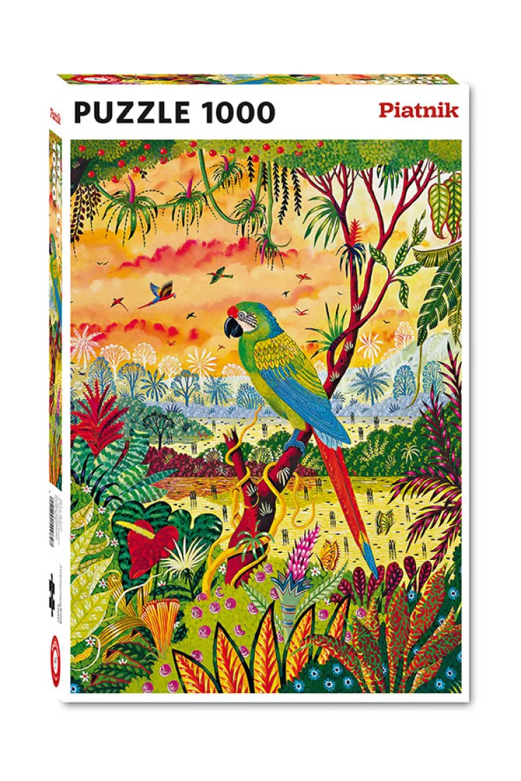 Puzzle 1000 el. Ara zielona