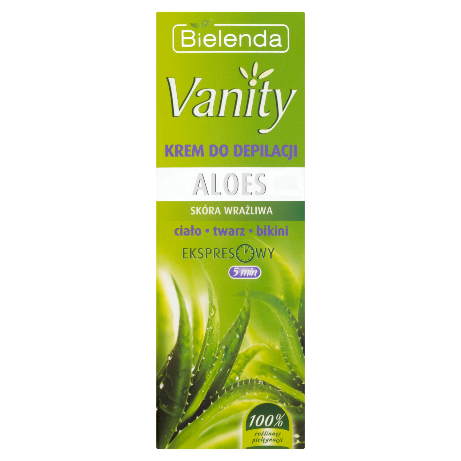 Bielenda Vanity Krem do depilacji Aloes 100 ml miniaturka