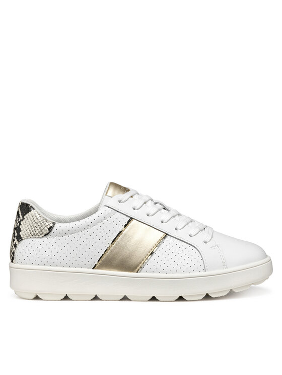Geox Sneakersy D Spherica Ecub-1 D55WEA 09BBN C1327 Biały