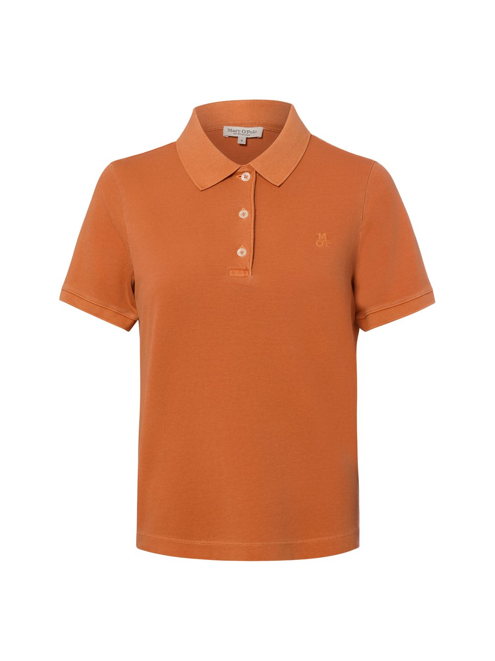 Marc O'Polo Damska koszulka polo Kobiety Bawełna (100%) pomarańczowy, XXL