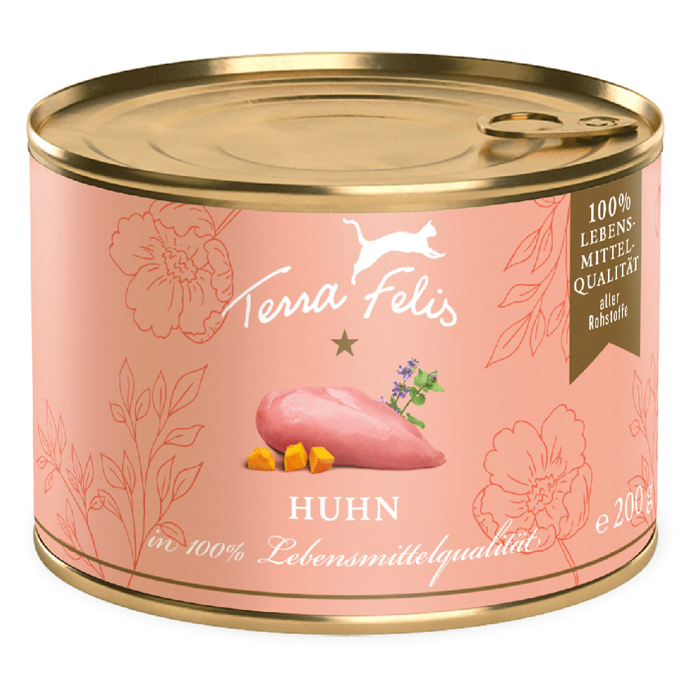 Korzystny pakiet Terra Felis Famousse, 24 x 200 g - Kurczak