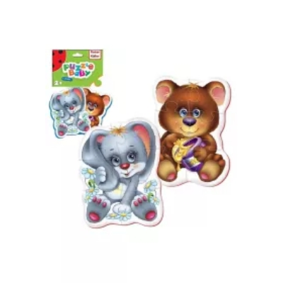 Baby Puzzle. Niedźwiedź Królik