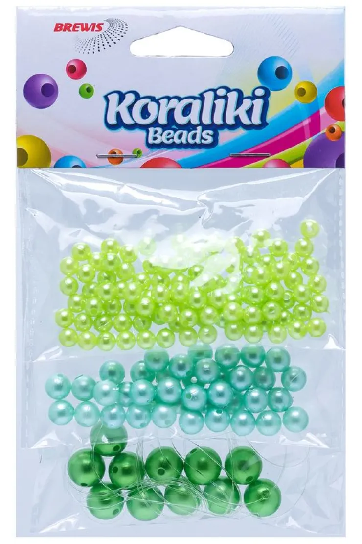 Koraliki do nawlekania 3 kolory 36g