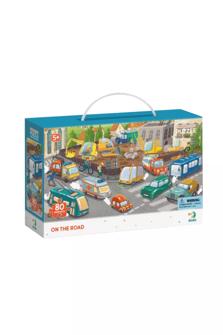 Puzzle obserwacyjne 80 el. Na drodze