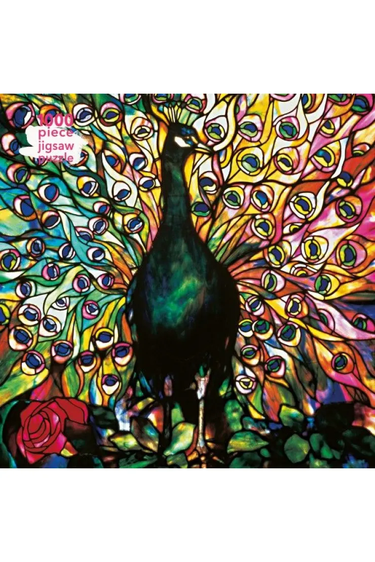 Puzzle 1000 el. Paw - witraż Louis Comfort Tiffany