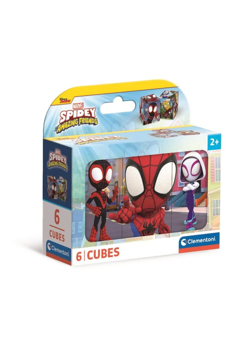 Spiderman Klocki obrotowe 6 el. Spidey