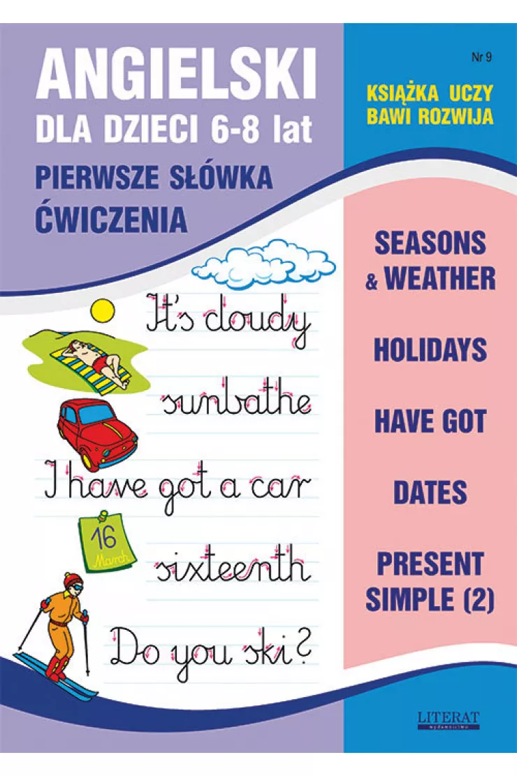 Angielski dla dzieci 9 Pierwsze słówka Ćwiczenia 6-8 lat miniaturka