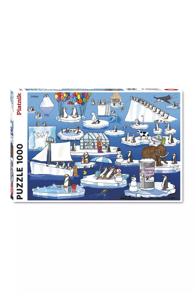 Puzzle 1000 el. Gunga, Życie na Antarktyce