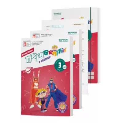 Teczka do zestawu Ortograffiti z Bratkiem 3 90 min