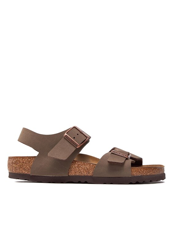 Birkenstock Sandały New 87781 D Brązowy