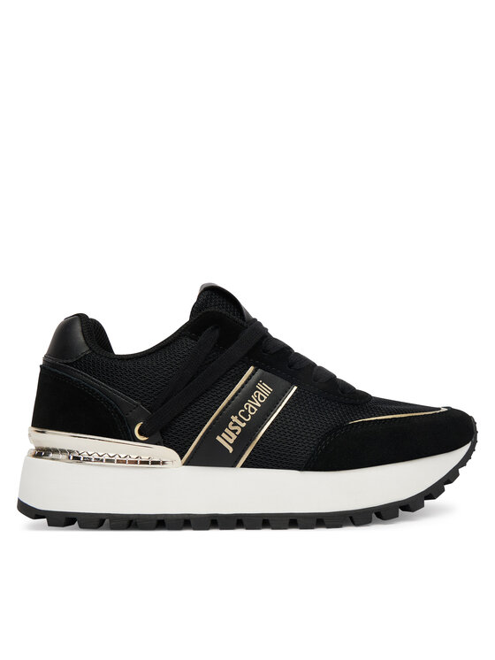 Just Cavalli Sneakersy 80RA3SJ1 ZSE48 Czarny