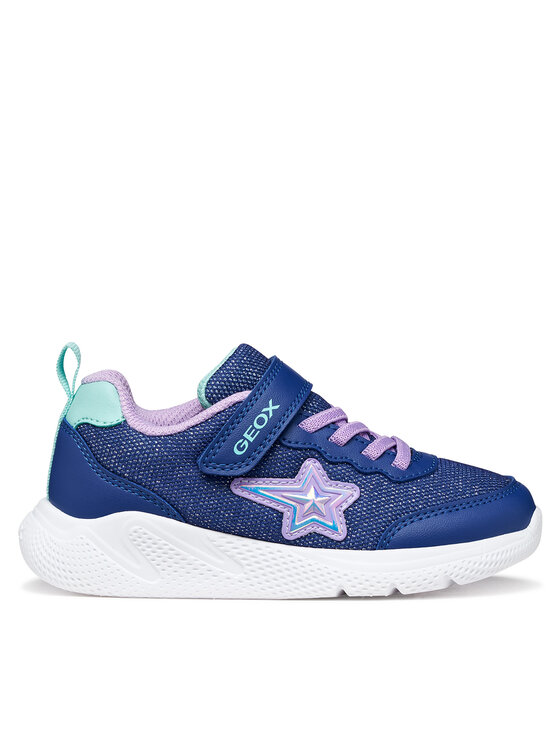 Geox Sneakersy J Sprintye Girl J55FWA 0AS54 C4300 S Granatowy