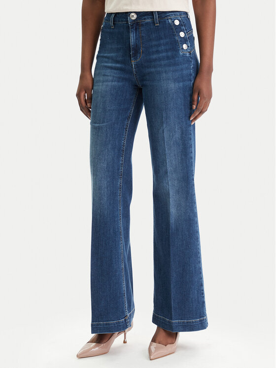 Liu Jo Jeansy UA6162 D0275 Niebieski Flare Fit