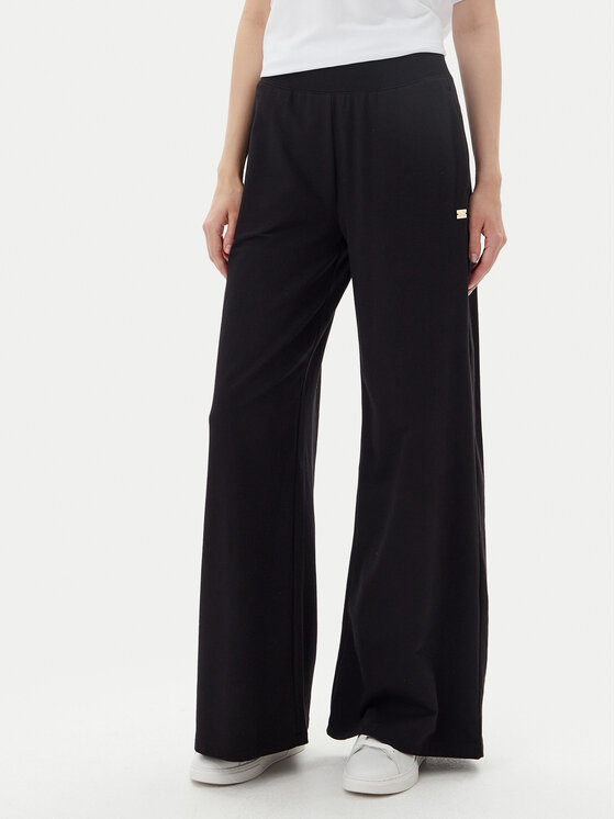 EA7 Emporio Armani Spodnie dresowe 7W000083 AF13135 UC001 Czarny Wide Leg
