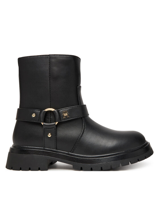 Tommy Hilfiger Botki T3A5-34021-1355999 Czarny