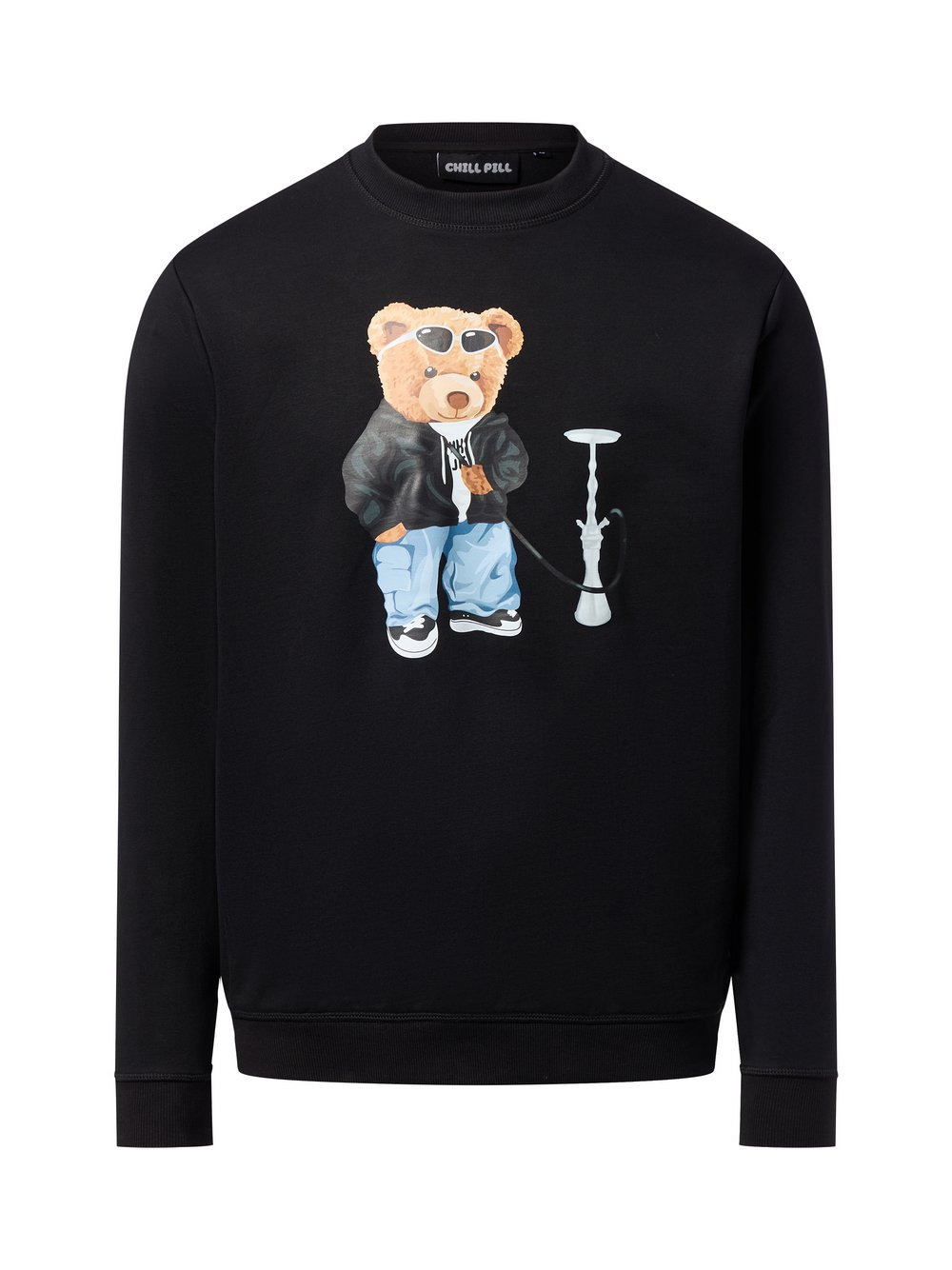 Chill Pill Bluza męska - Shisha Bear Mężczyźni Bawełna czarny|wielokolorowy, M
