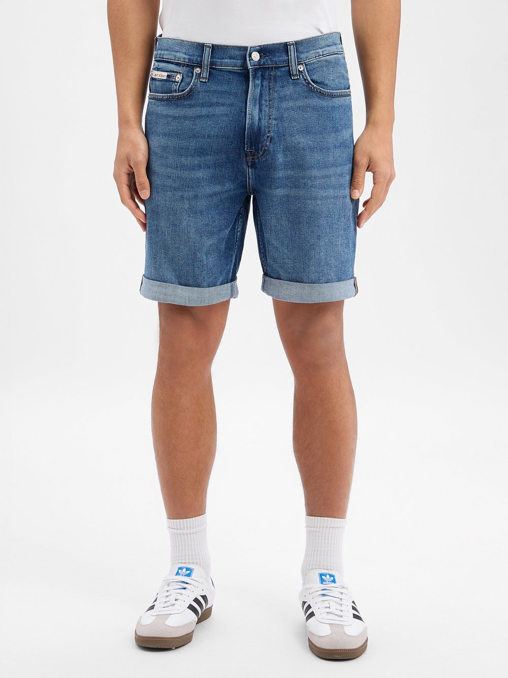 Calvin Klein Jeans Męskie szorty dżinsowe - Hampton Mężczyźni niebieski, 33