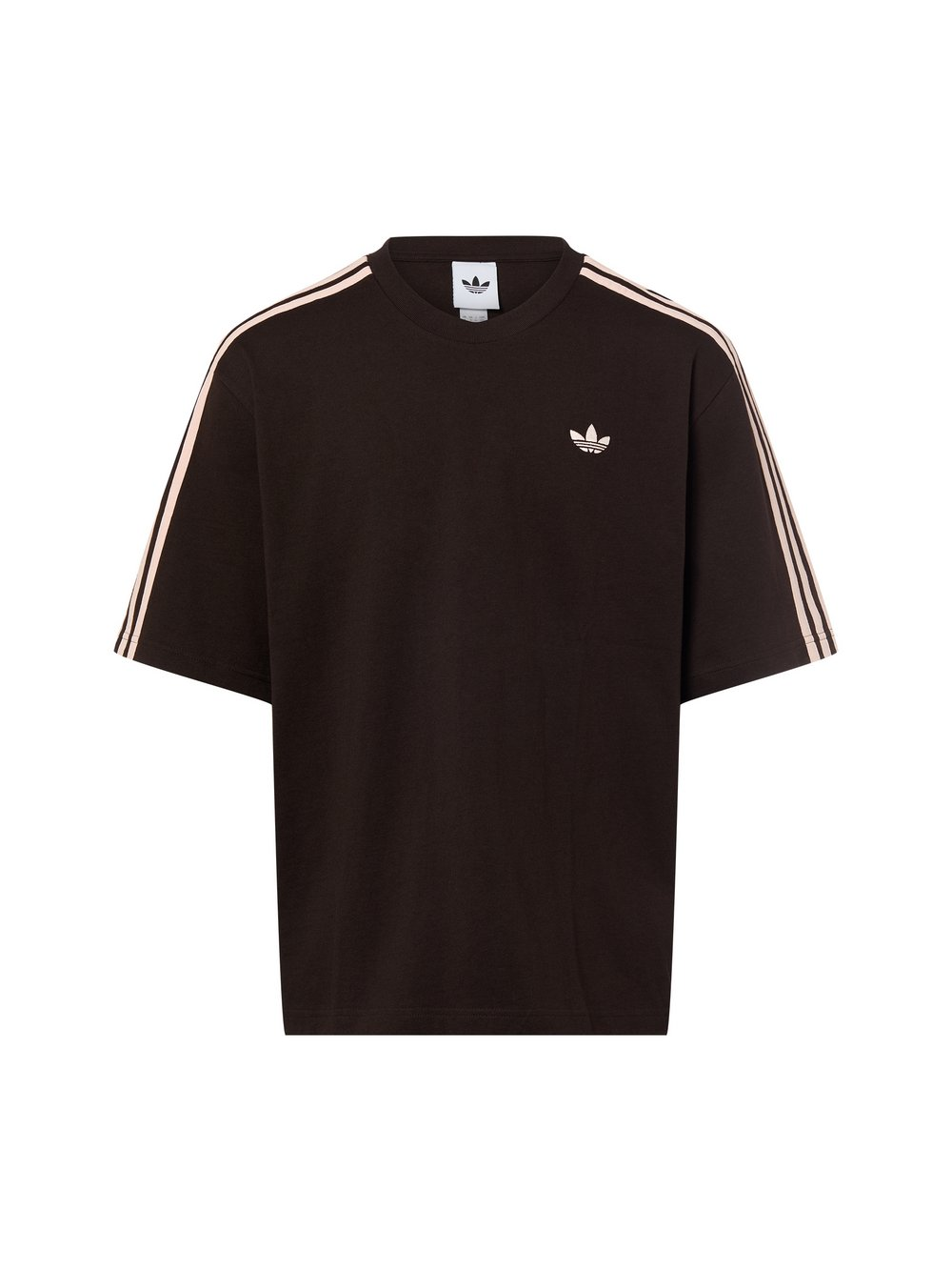 adidas Originals Koszulka męska Mężczyźni Bawełna brązowy, XXL
