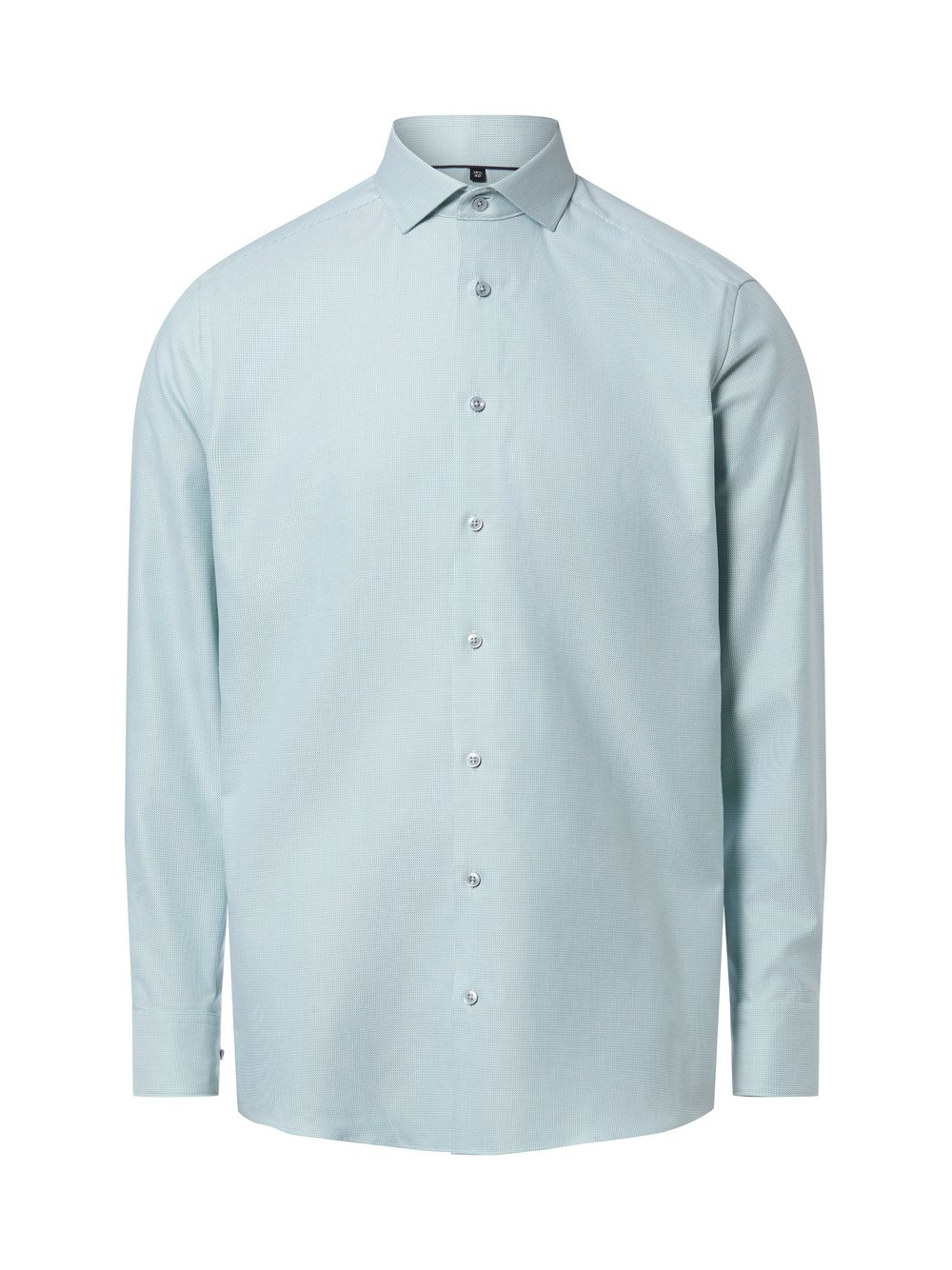 Finshley & Harding Męska koszula non-iron Mężczyźni Modern Fit Bawełna zielony, 45