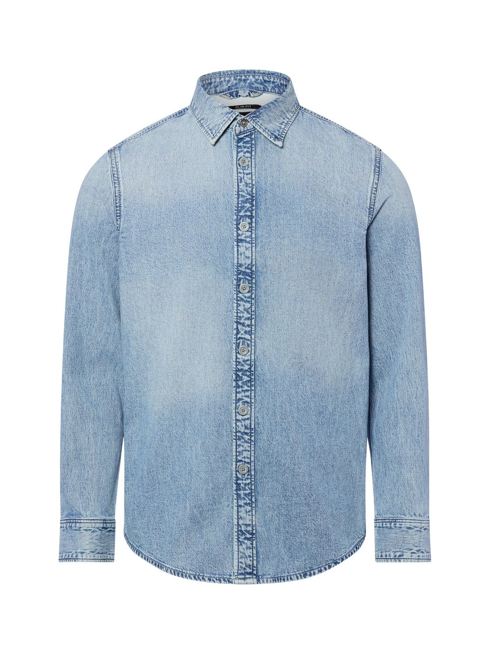 G-Star RAW Męska koszula casual Mężczyźni Slim Fit niebieski, L