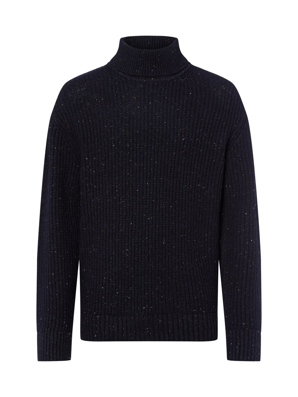 Selected Męski sweter z golfem - SLHLand Mężczyźni Wełna niebieski, XL