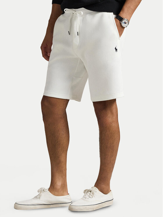 Polo Ralph Lauren Szorty sportowe 710881520042 Biały Regular Fit