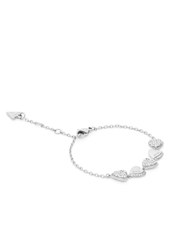 Guess Bransoletka JUBB06 071JW Srebrny
