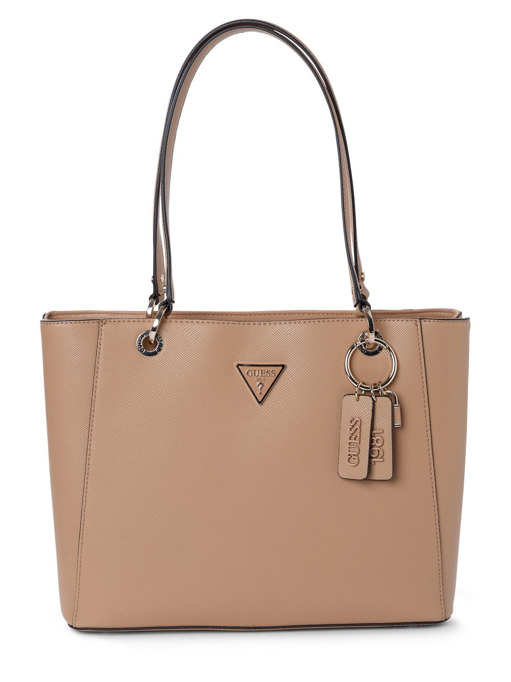 GUESS Damski shopper - Noelle Kobiety Sztuczna skóra brązowy, ONE SIZE
