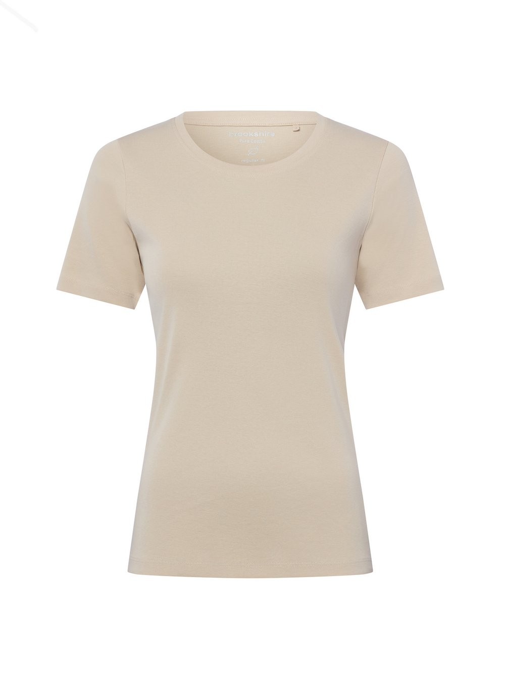 brookshire T-shirt damski Kobiety Bawełna beżowy, M