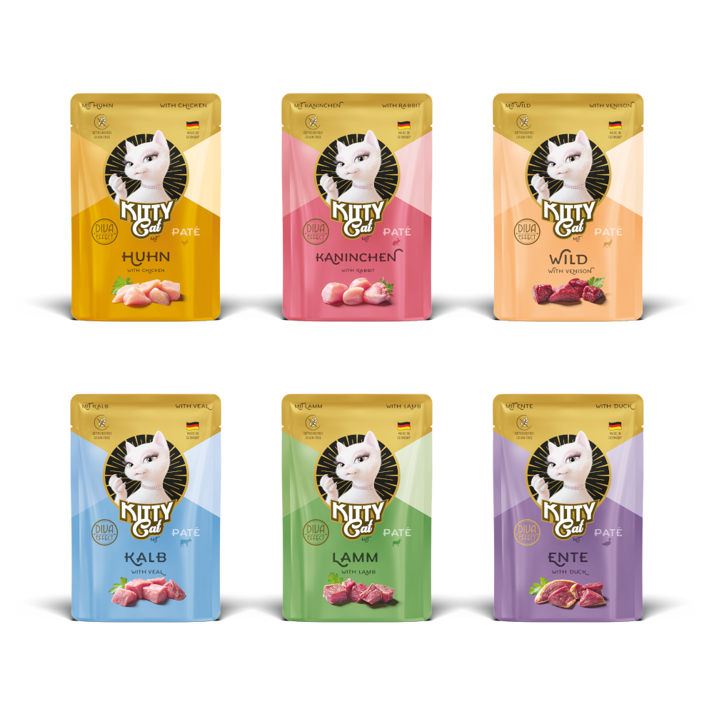 Korzystny pakiet KITTY Cat Paté 24 x 85 g - Pakiet mieszany I(6 smaków)