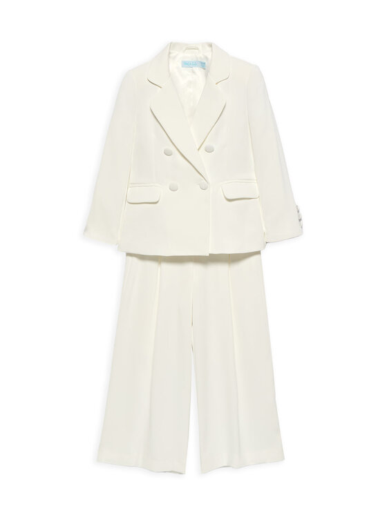 Abel & Lula Garnitur 5240 Biały Regular Fit