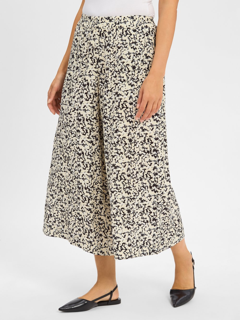 Msch Copenhagen Spodnie culottes - MSCHJusia Kobiety wiskoza beżowy|wielokolorowy, XS