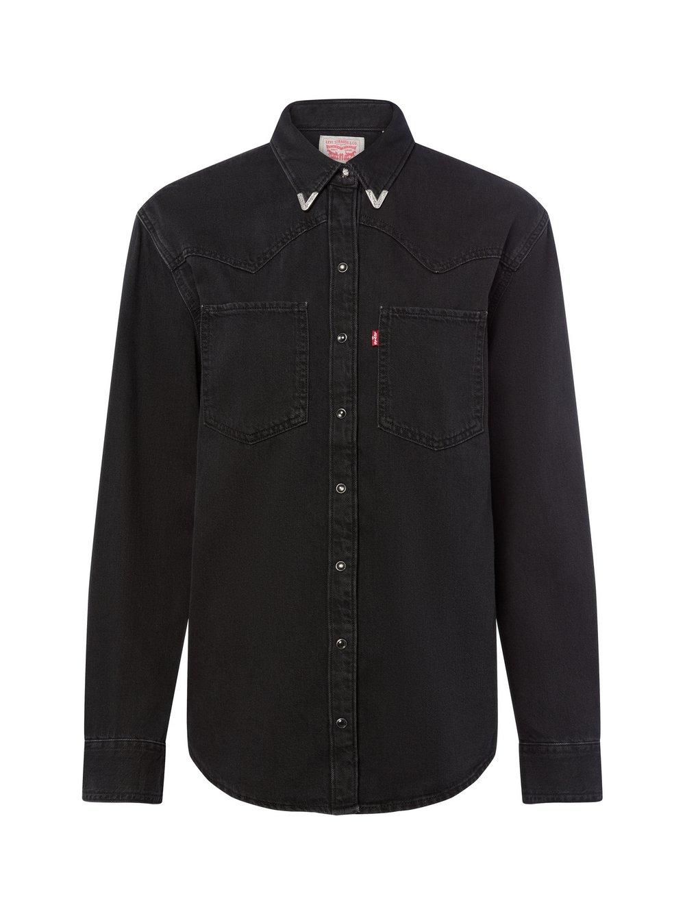 Levi's Damska bluzka dżinsowa Kobiety Jeansy czarny, XS