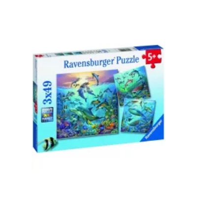 Puzzle 3x49 el. Podwodne życie