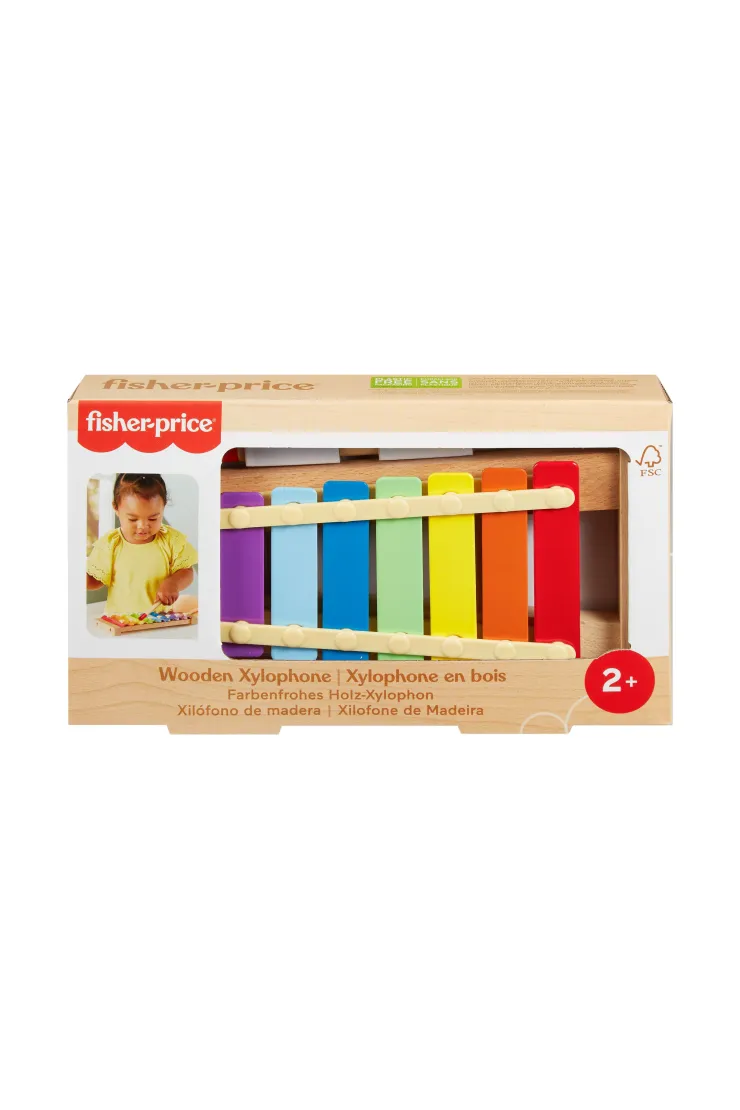 Fisher-Price. Drewniane cymbałki