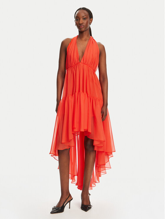 Bardot Sukienka koktajlowa Leona 59861DB Koralowy Regular Fit