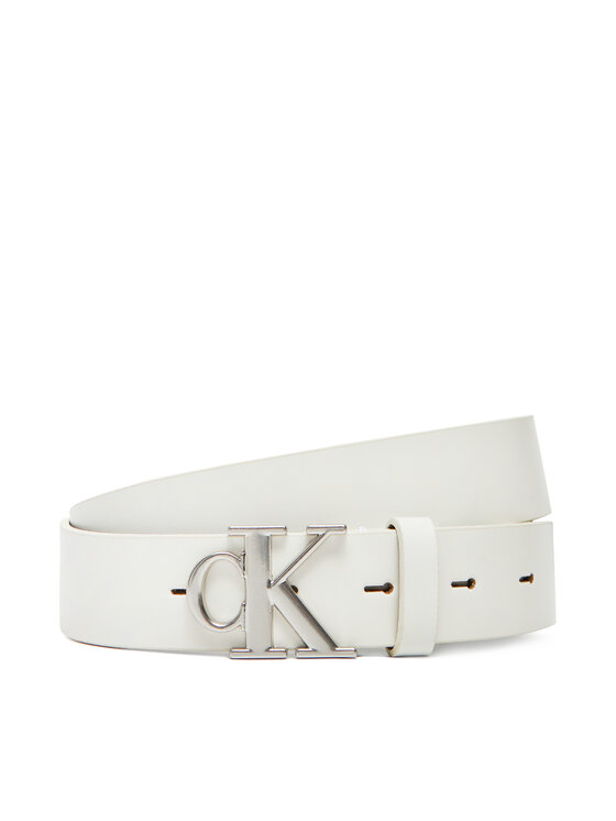 Calvin Klein Jeans Pasek Damski LV04K7018G Biały