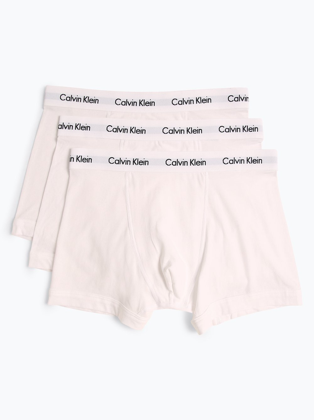 Calvin Klein Obcisłe bokserki pakowane po 3 szt. Mężczyźni Dżersej biały, L